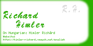 richard himler business card